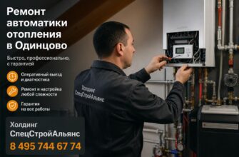 Ремонт автоматики отопления частного дома в Одинцово