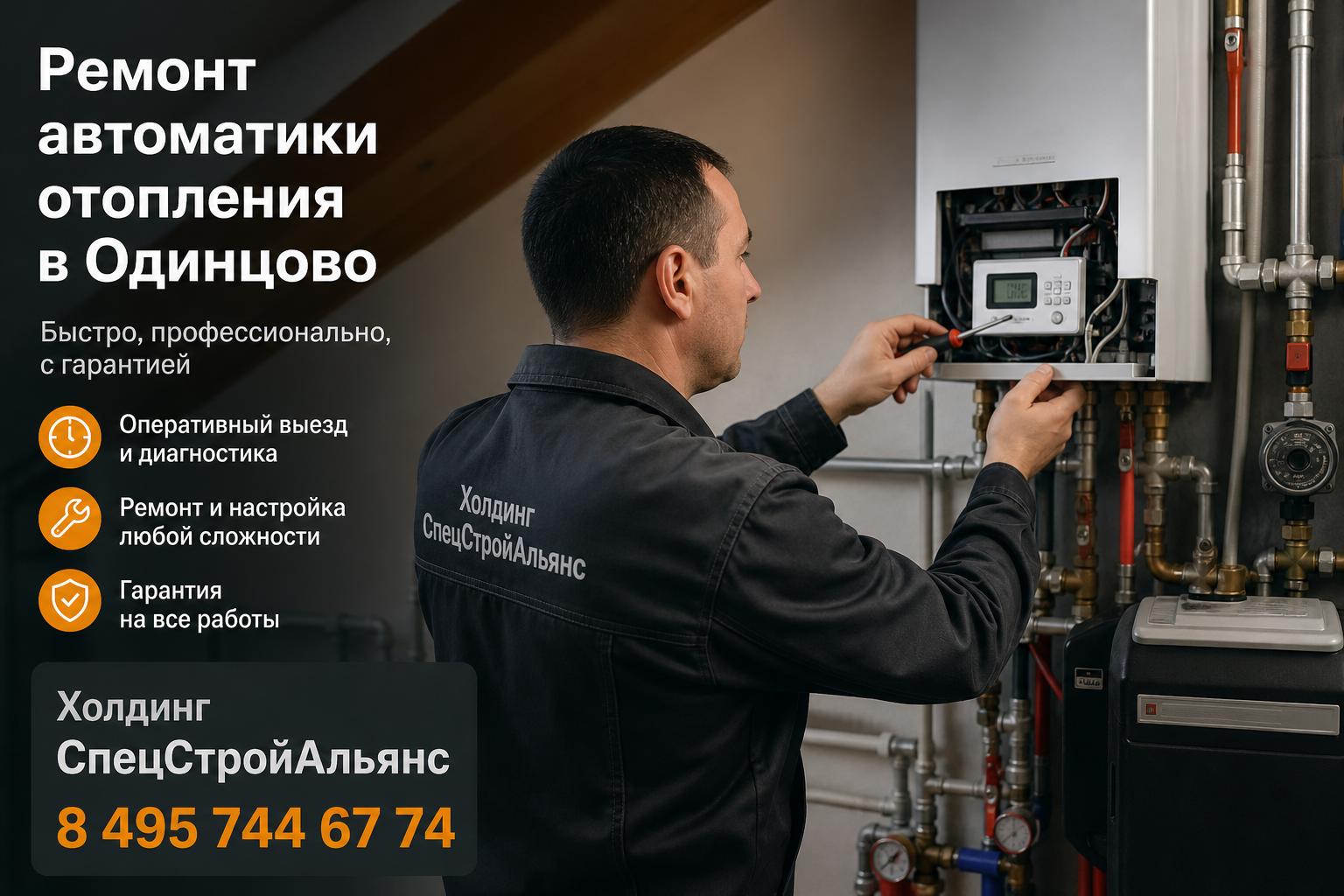 Ремонт автоматики отопления в Одинцово — быстро, профессионально, с гарантией