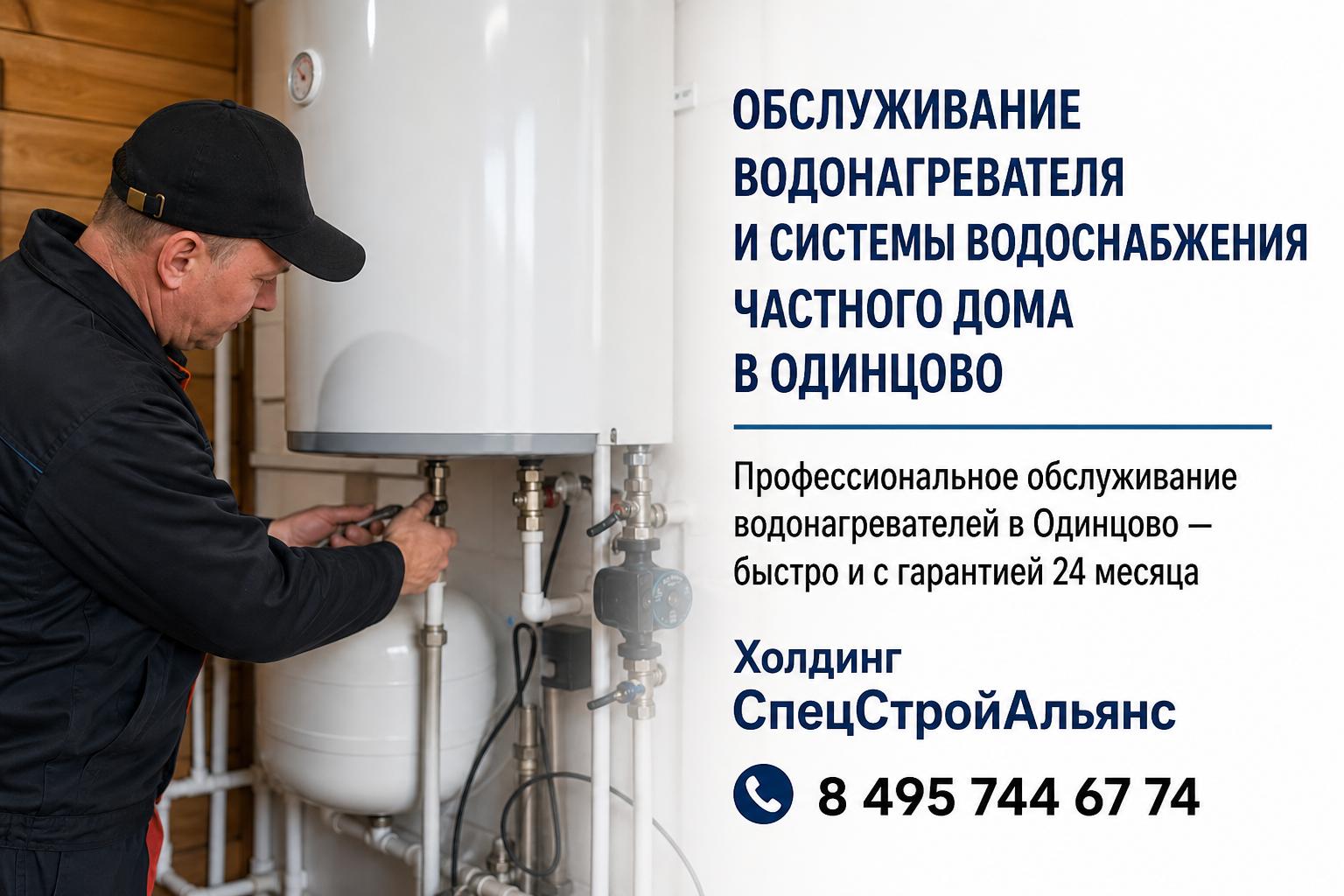 Профессиональное обслуживание водонагревателей в Одинцово — быстро и с гарантией 24 месяца