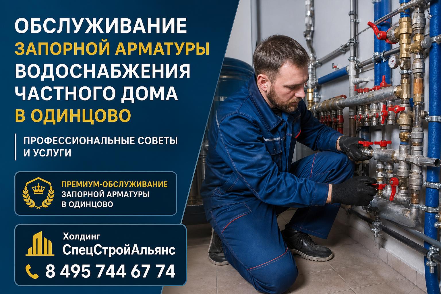 Премиум-обслуживание запорной арматуры в Одинцово —