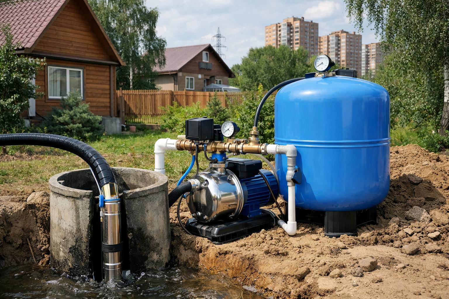 Ключевые особенности водоснабжения в Одинцово: учтите местные условия при выборе гидроаккумулятора!