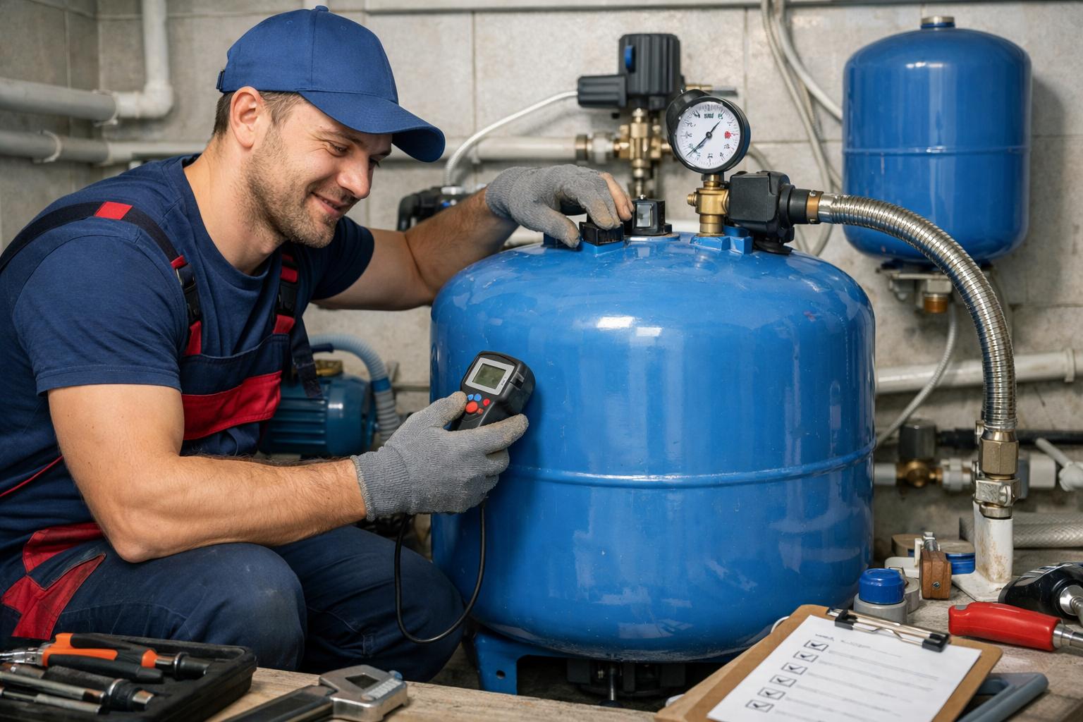 Обслуживание гидроаккумулятора водоснабжения Одинцово: преимущества регулярных проверок