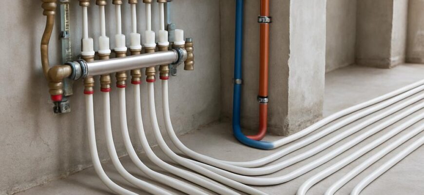 Монтаж отопления коллекторным способом в Одинцово