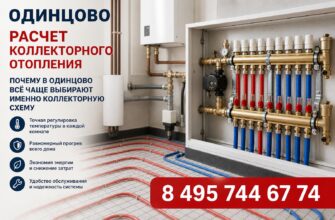 Одинцово: расчёт коллекторного отопления