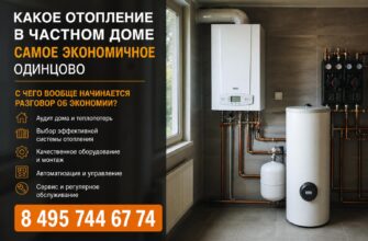 Какое отопление в частном доме самое экономичное Одинцово