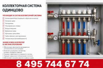 Что входит в состав коллекторной системы Одинцово