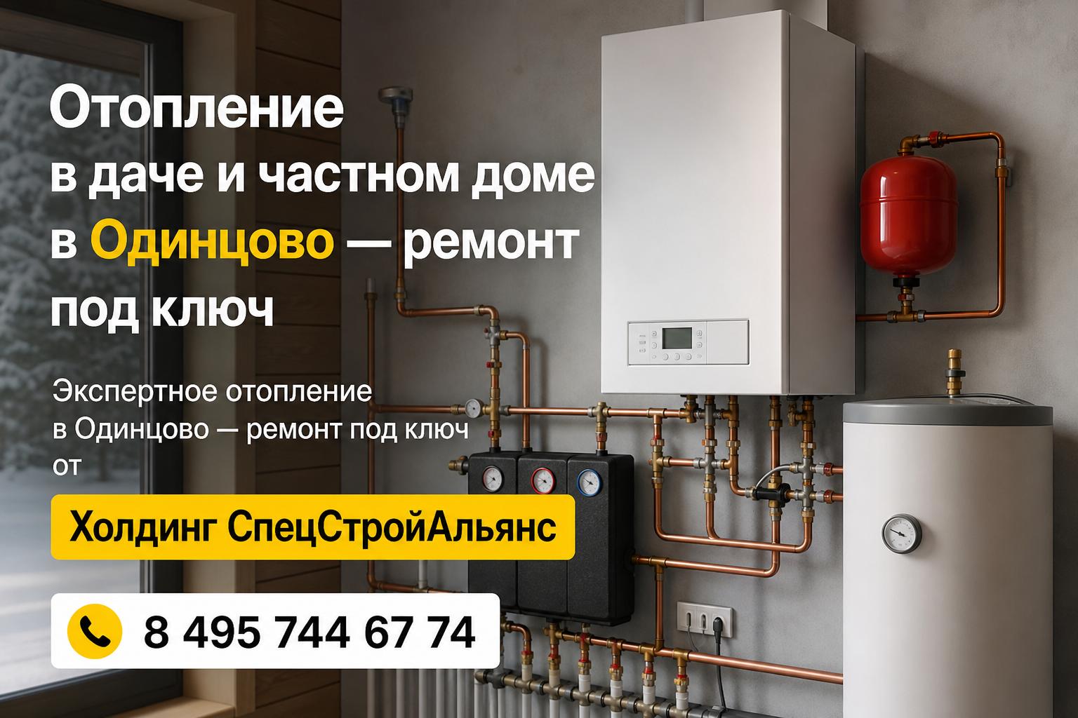 Экспертное отопление в Одинцово — ремонт под ключ от
