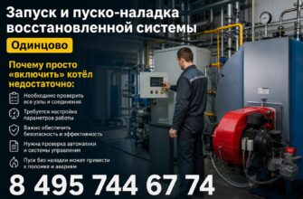 Запуск и пуско-наладка восстановленной системы Одинцово