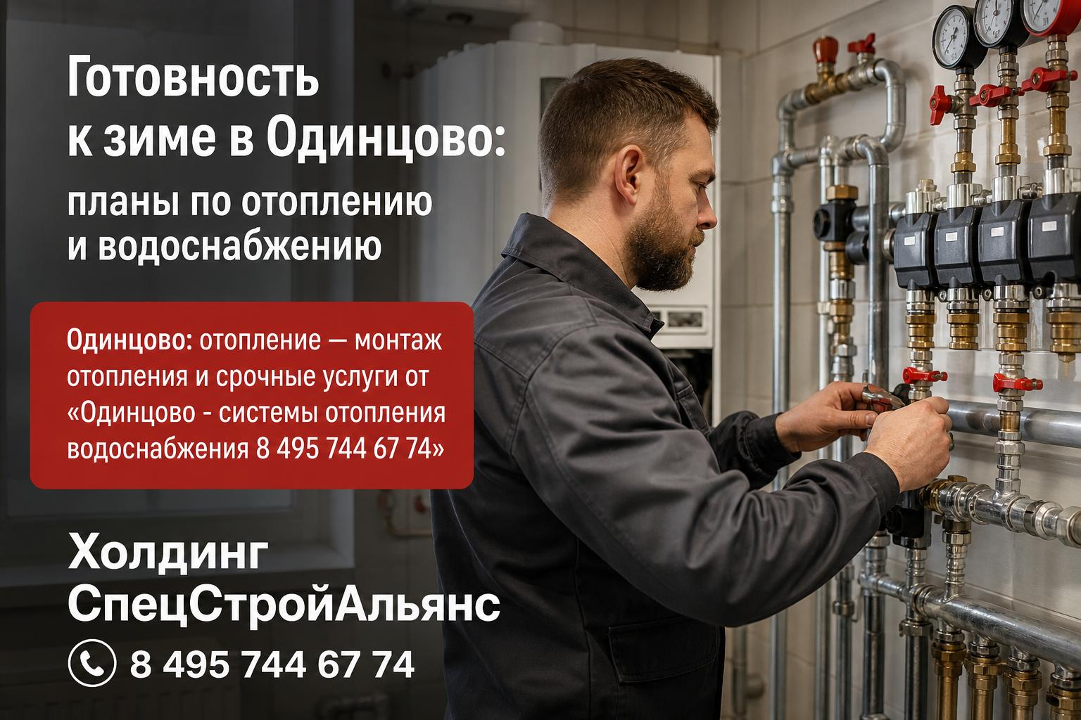 Одинцово: отопление — монтаж отопления и срочные услуги от «Одинцово - системы отопления водоснабжения 8 495 744 67 74»
