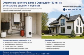 Отопление частного дома в Одинцово (160 кв. м)