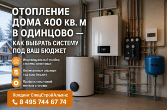 Отопление дома 400 кв. м в Одинцово