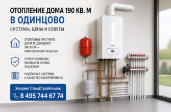 Отопление дома 190 кв. м в Одинцово