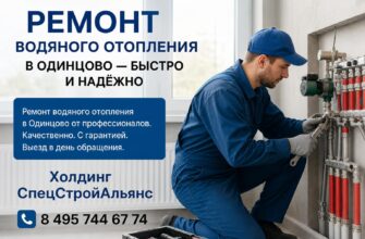 Ремонт водяного отопления в Одинцово
