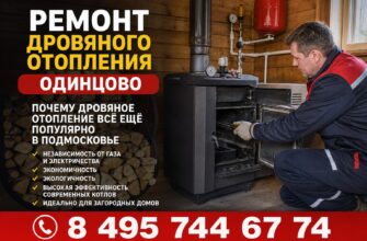Ремонт дровяного отопления в Одинцово