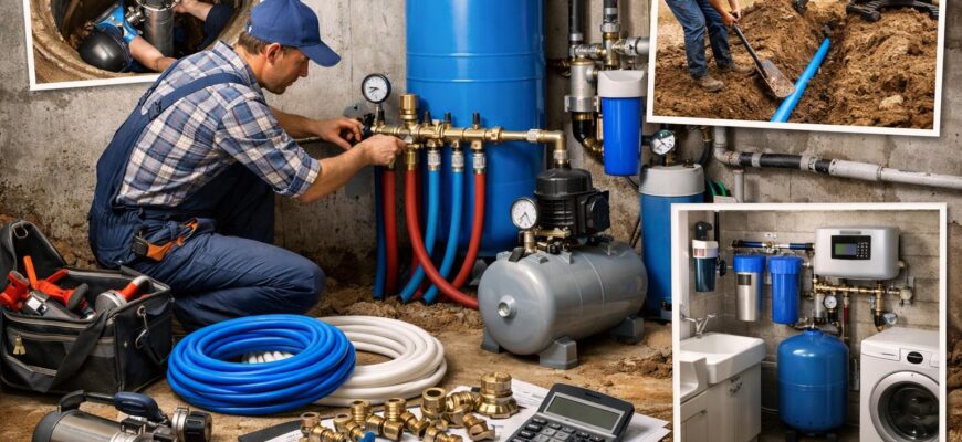 Стоимость установки систем водоснабжения в Одинцово