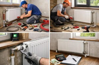 Стоимость монтажа радиатора отопления в частном доме в Одинцово