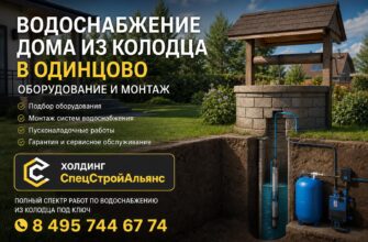 Как провести водоснабжение из колодца в дом в Одинцово