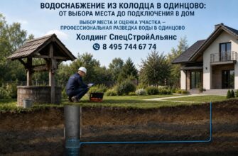 Надёжное водоснабжение из колодца в Одинцово