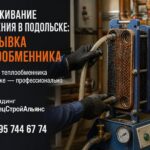 Обслуживание отопления в Подольске: промывка теплообменника