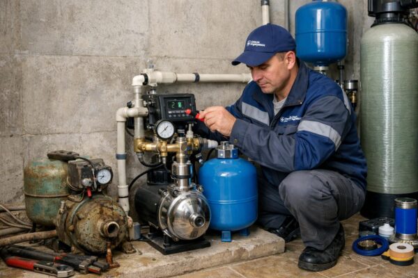 Замена автоматики водоснабжения в Подольске