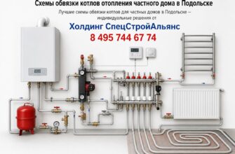 Схемы обвязки котлов отопления частного дома в Подольске
