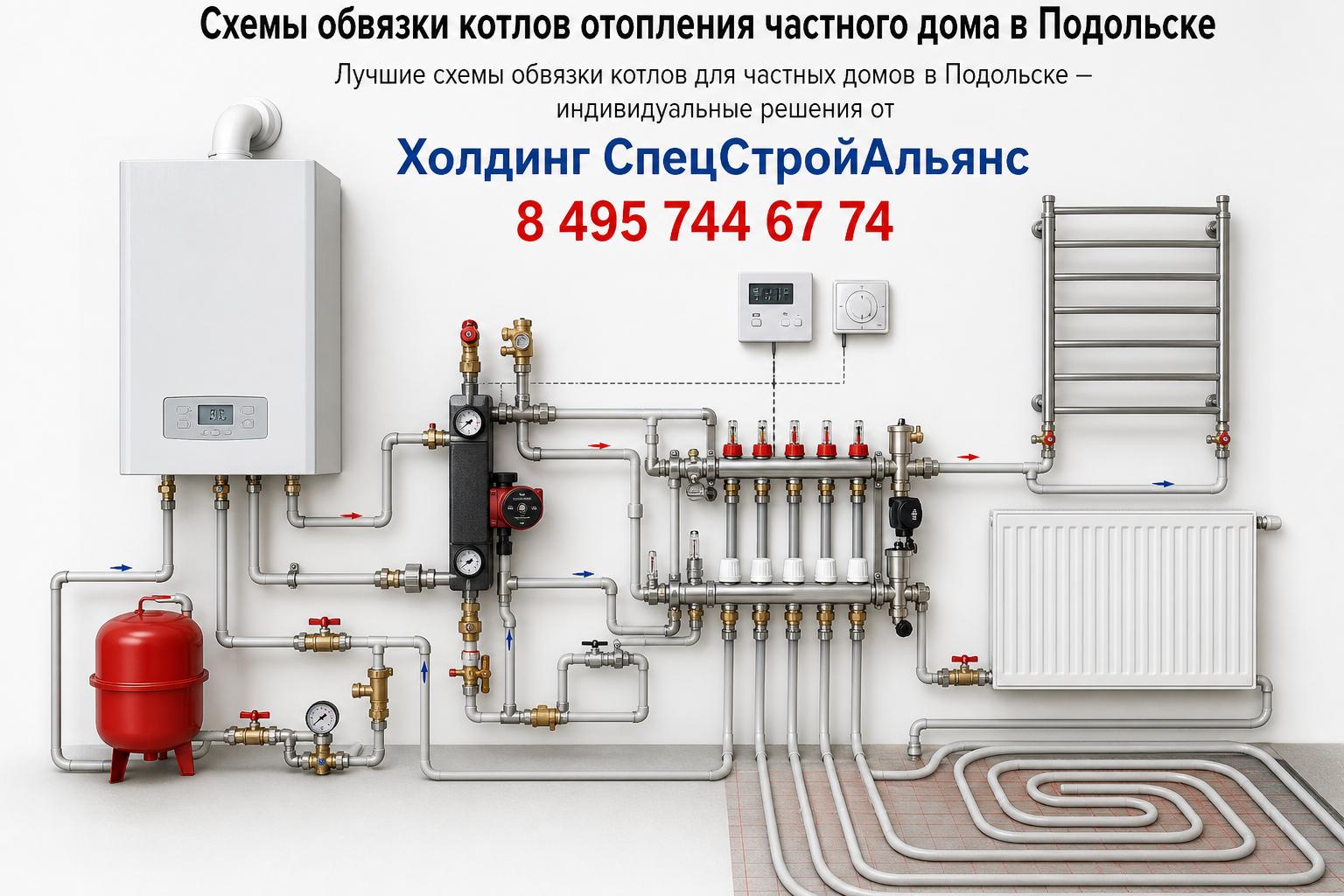 Лучшие схемы обвязки котлов для частных домов в Подольске — индивидуальные решения от Лучшие схемы обвязки котлов для частных домов в Подольске — индивидуальные решения от