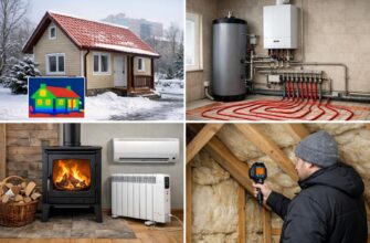 Отопление дома 45 м² в Подольске