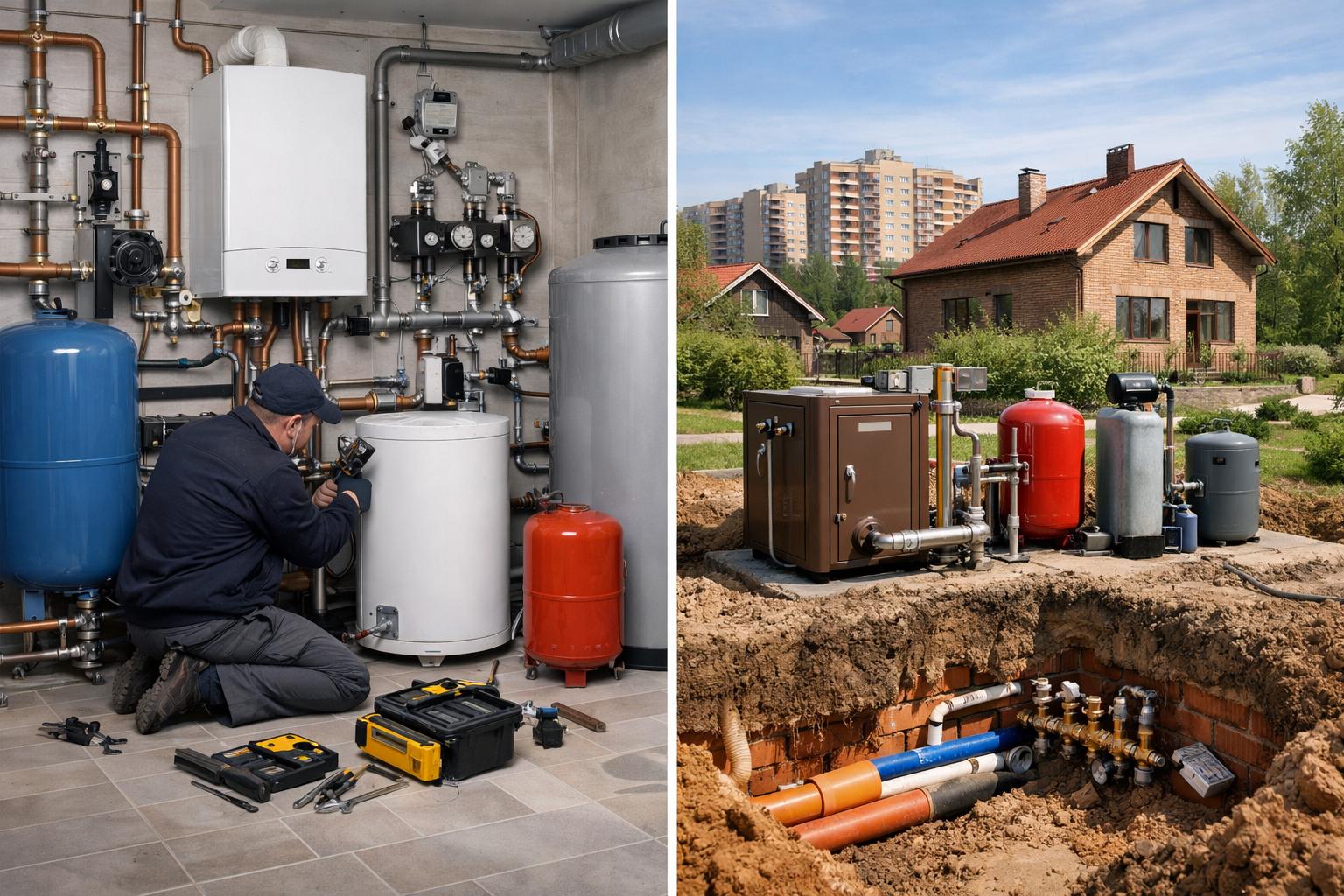 Отопление и водоснабжение в Подольске: потребности и специфика