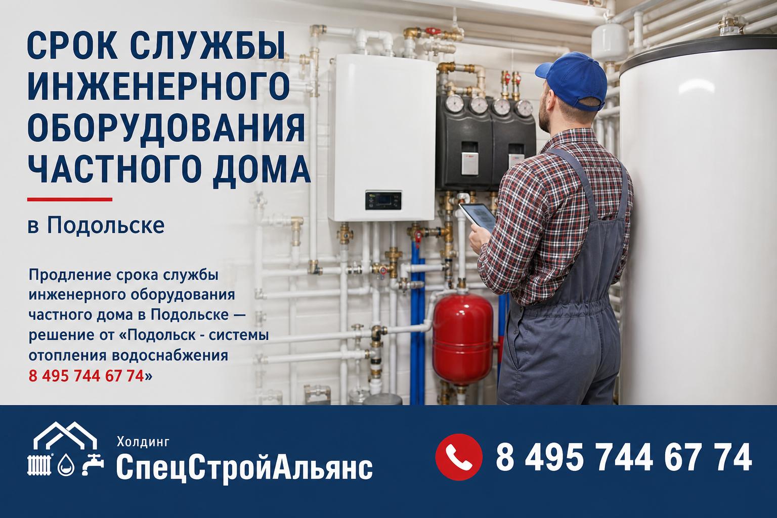 Продление срока службы инженерного оборудования частного дома в Подольске — решение от «Подольск - системы отопления водоснабжения 8 495 744 67 74» Продление срока службы инженерного оборудования частного дома в Подольске — решение от «Подольск - системы отопления водоснабжения 8 495 744 67 74»