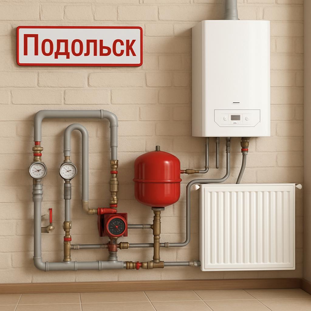 Подольск: отопление водоснабжение
