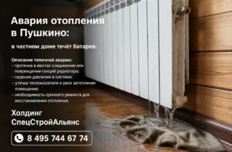 Авария отопления в Пушкино: в частном доме