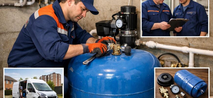 Ремонт гидроаккумулятора водоснабжения в Пушкино