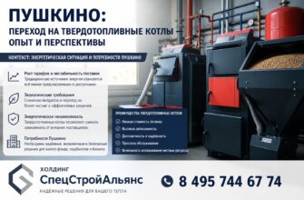 Пушкино: переход на твердотопливные котлы