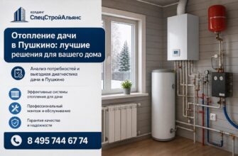 Отопление дачи в Пушкино: лучшие решения