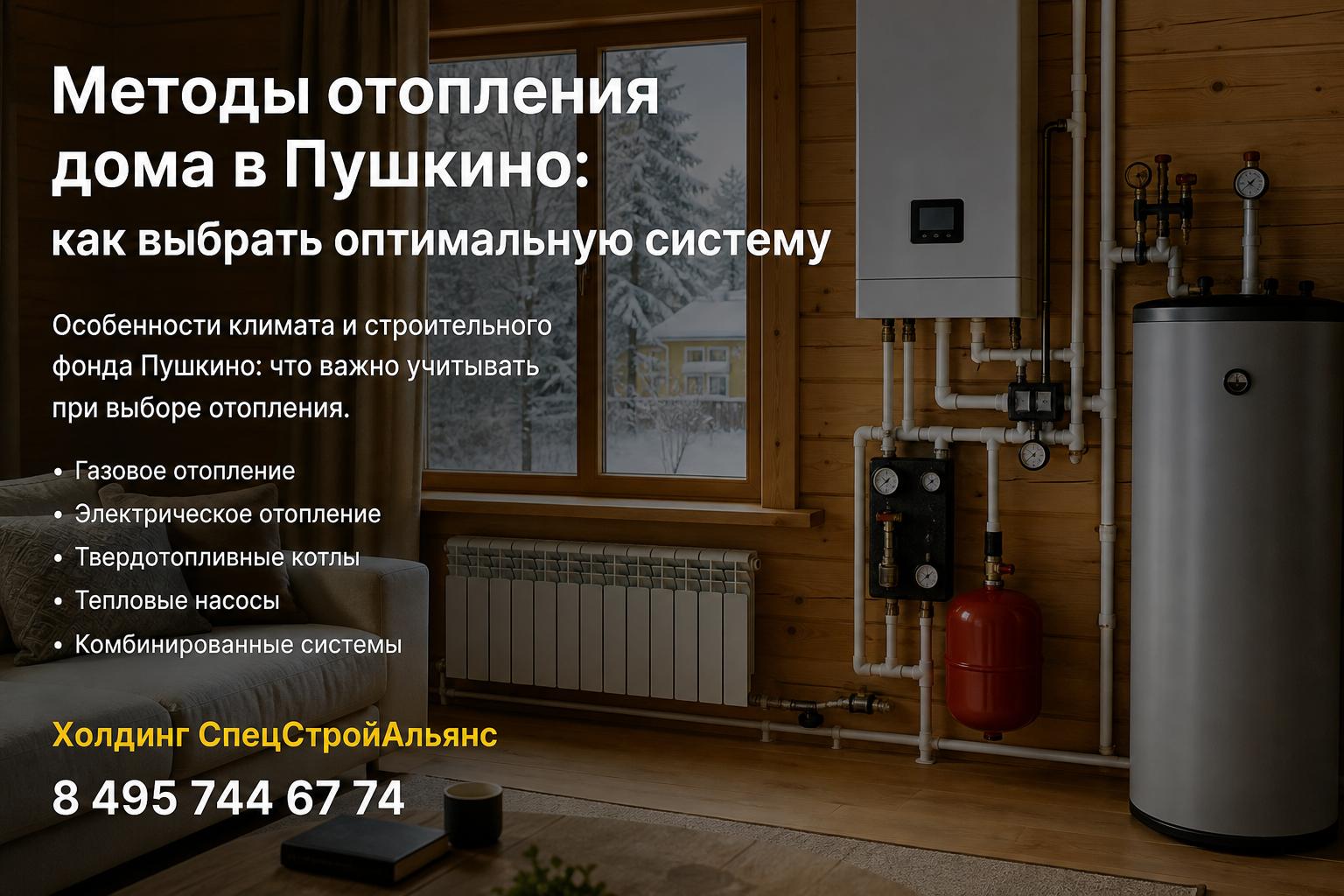 Особенности климата и строительного фонда Пушкино: что важно учитывать при выборе отопления Особенности климата и строительного фонда Пушкино: что важно учитывать при выборе отопления