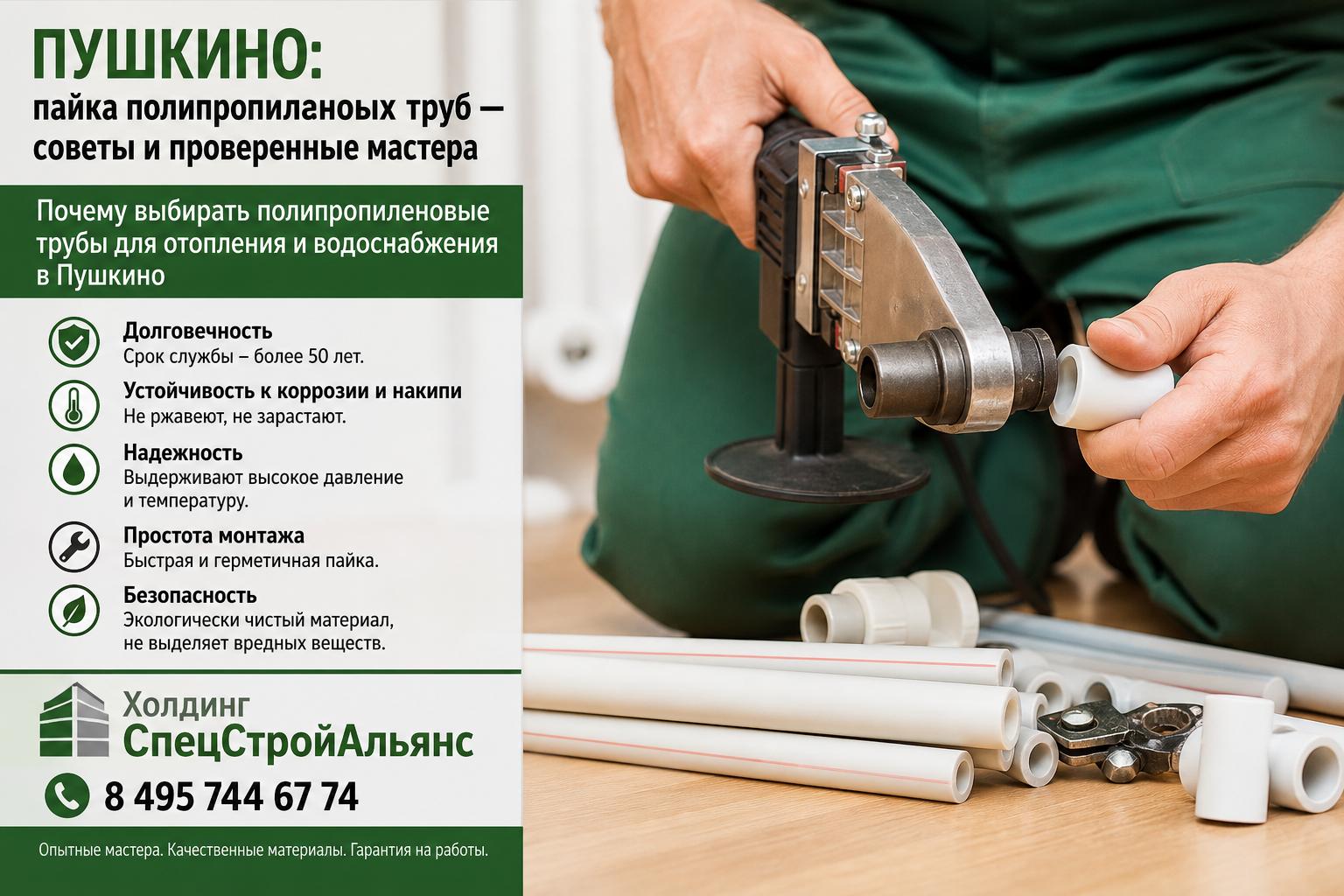 Почему выбирать полипропиленовые трубы для отопления и водоснабжения в Пушкино Почему выбирать полипропиленовые трубы для отопления и водоснабжения в Пушкино