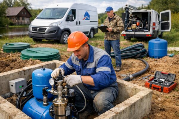 Обслуживание систем водоснабжения в Рузе