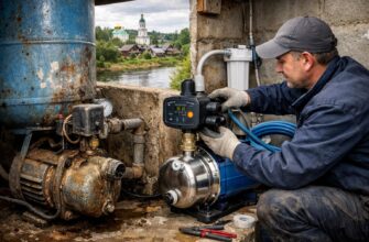 Руза: замена автоматики водоснабжения