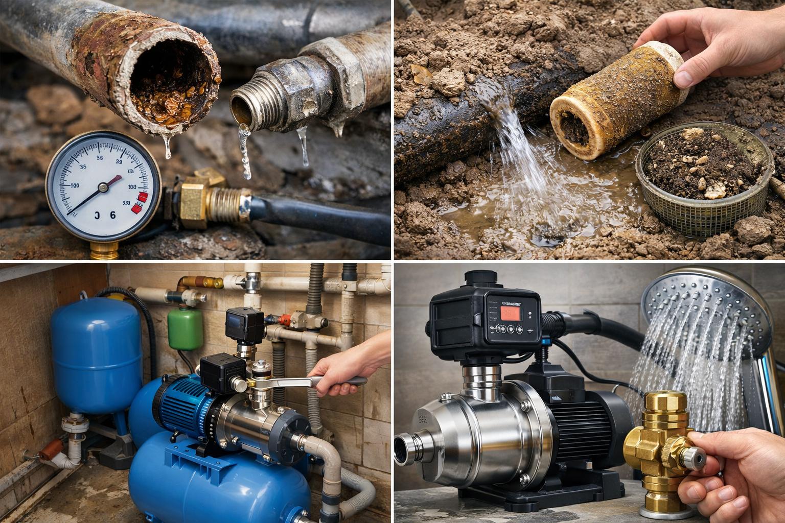 РУЗА Причины снижения давления в системе и как увеличить напор воды в насосной станции — полный обзор проблем