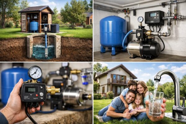 РУЗА водоснабжение дома от колодца виды автоматики