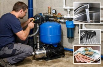 Установка автоматики для водоснабжения частного дома в Рузе