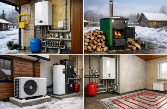 Руза: отопление дома площадью 120 кв. м