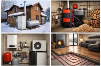 Отопление дома 190 кв. м в Рузе