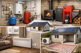 Отопление дома 90 м² в Рузе