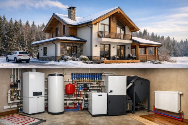 Руза: отопление дома площадью 250 кв. м