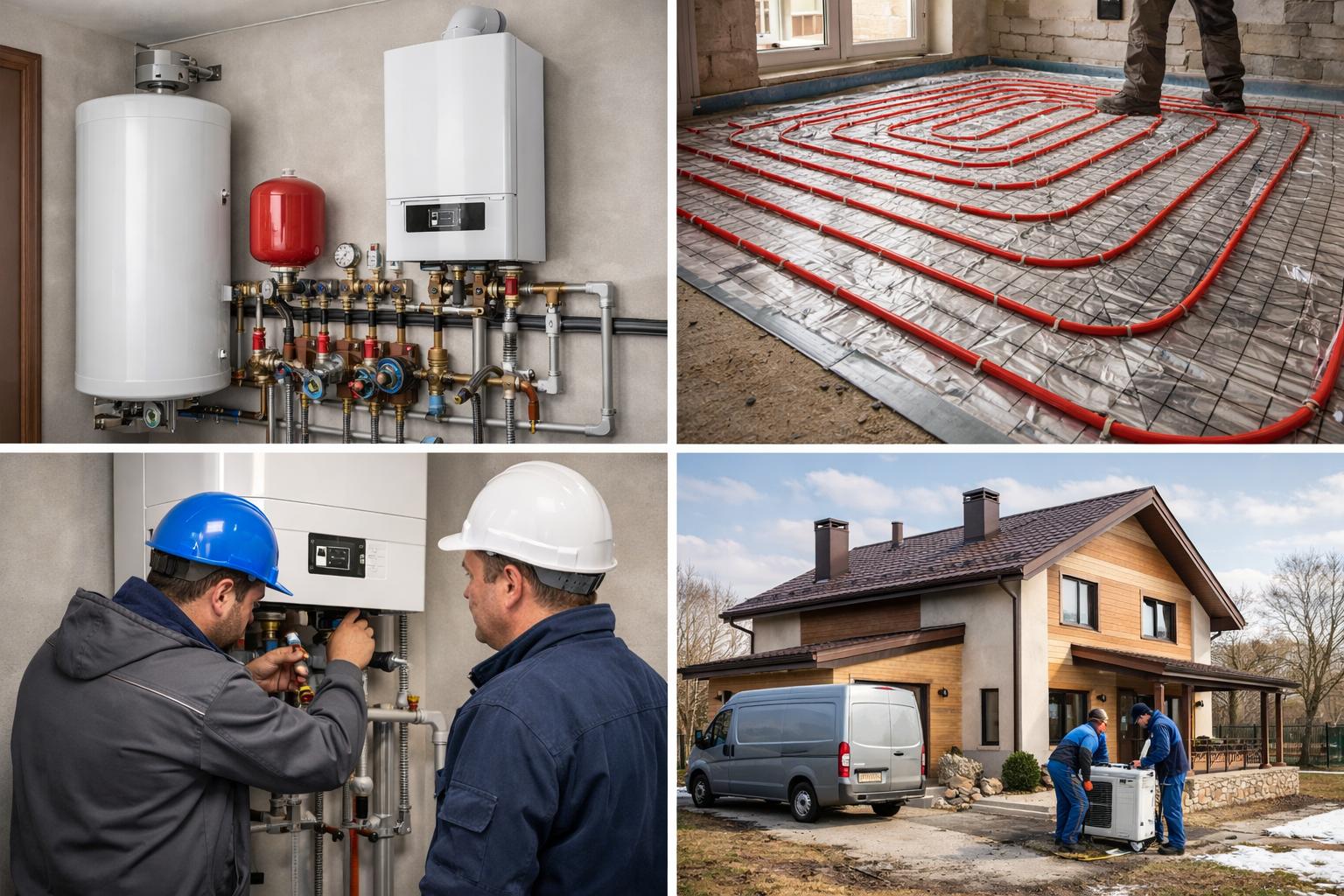 Отопление дома площадью 110 кв м в РУЗА: профессиональный проект и монтаж от ООО Холдинг СпецСтройАльянс — закажите под ключ Отопление дома площадью 110 кв м в РУЗА: профессиональный проект и монтаж от ООО Холдинг СпецСтройАльянс — закажите под ключ