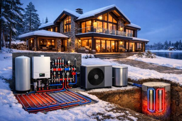 Руза: отопление дома площадью 400 кв. м