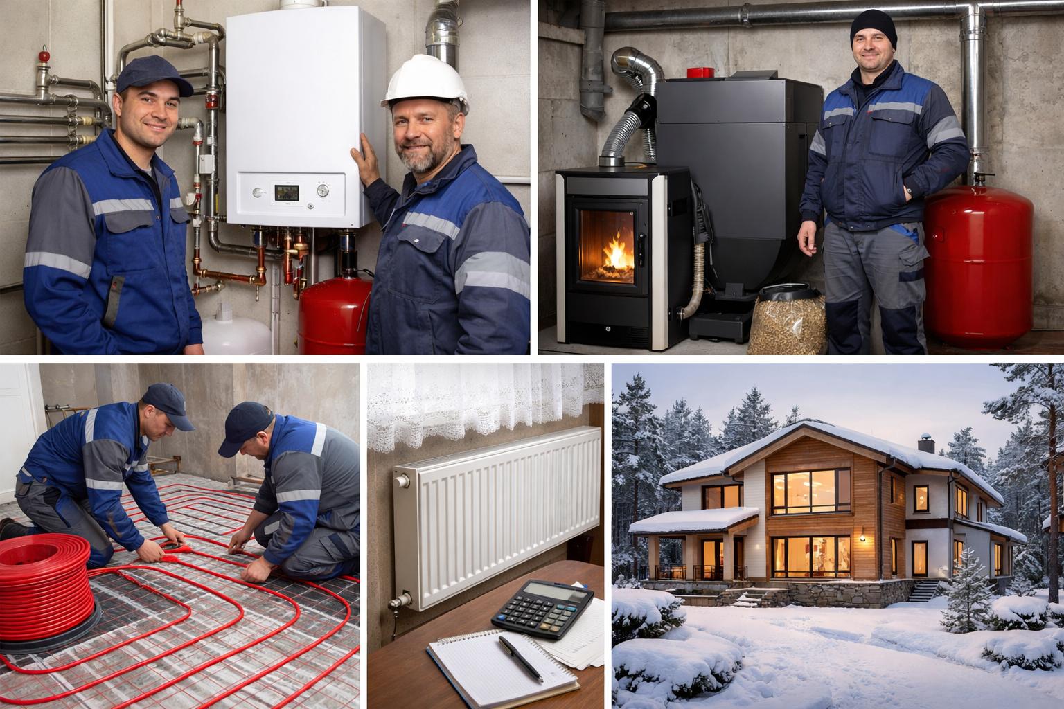 Отопление дома площадью 200 кв м: персональные проекты для жителей РУЗА от ООО Холдинг СпецСтройАльянс Отопление дома площадью 200 кв м: персональные проекты для жителей РУЗА от ООО Холдинг СпецСтройАльянс