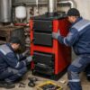 Стоимость работ по замене твердотопливного котла в Рузе