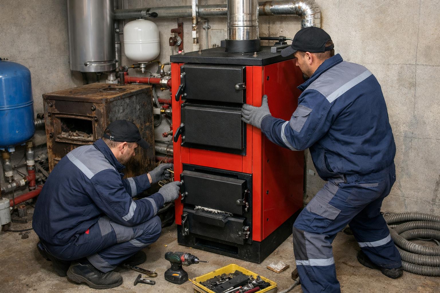 Профессиональная замена твердотопливных котлов в РУЗА от ООО Холдинг СпецСтройАльянс — сделаем быстро и качественно Профессиональная замена твердотопливных котлов в РУЗА от ООО Холдинг СпецСтройАльянс — сделаем быстро и качественно